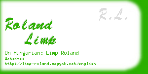 roland limp business card